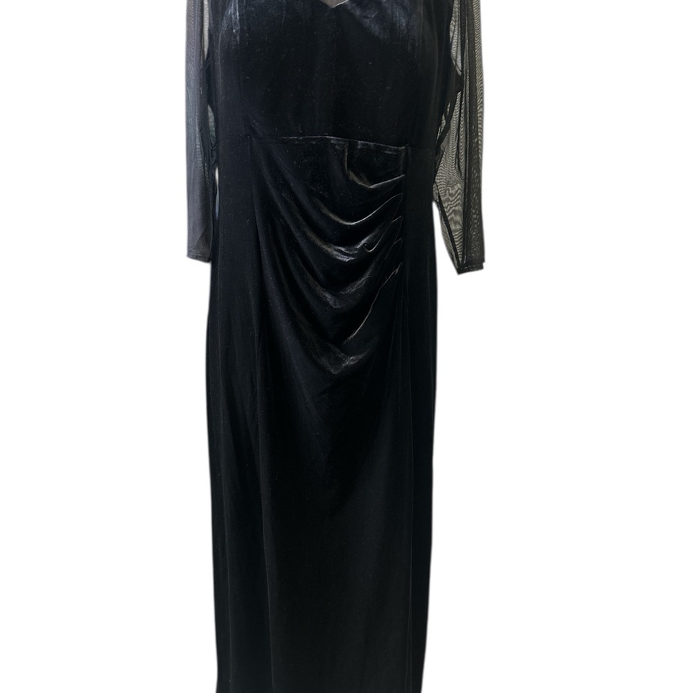 Alex Evenings Black Long Sleeve Dress